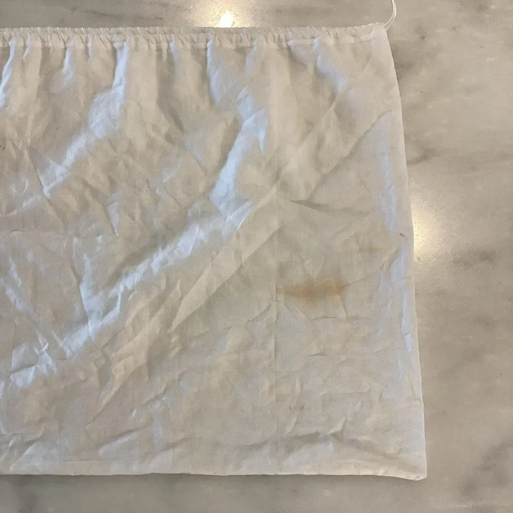 Kate Spade White and Green XL Dust Bag